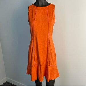 ⚪️ Guararapes Orange Sleeveless Dress